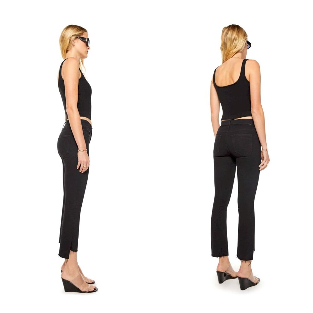 MOTHER sz 27 The Insider Crop Step Fray Not Guilty Wash